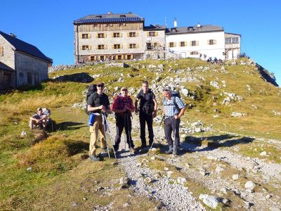 007-Die Bergsteiger am Watzmannhaus